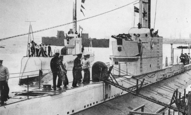 HMAS Oxley I and Otway I in Portsmouth